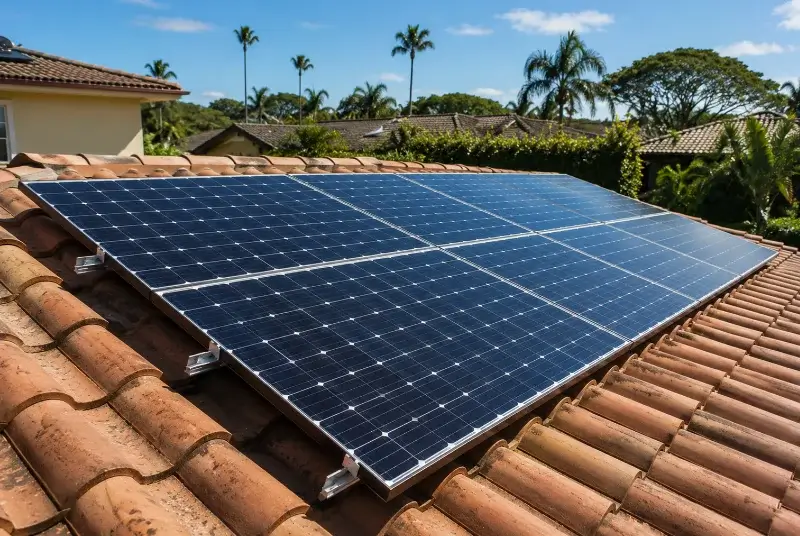 Installation de panneaux solaires à Caudebronde